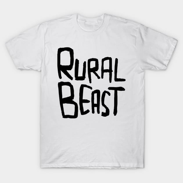 Rural beast, country farming beast mode T-Shirt by badlydrawnbabe